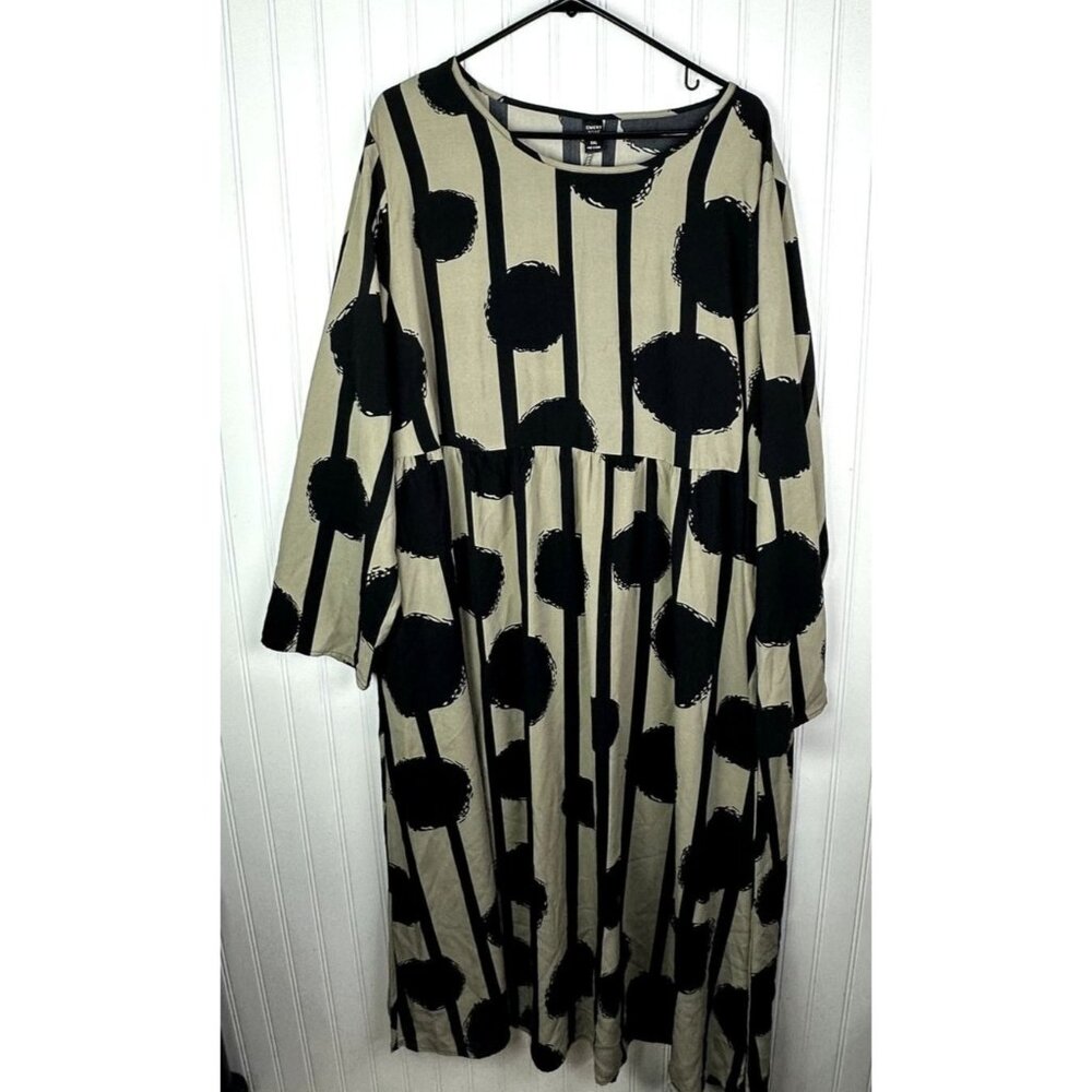 Emery Rose Dress Black and Cream‎ Size 5XL